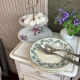 6 old flat plates made in france terre de fer choisy le roi