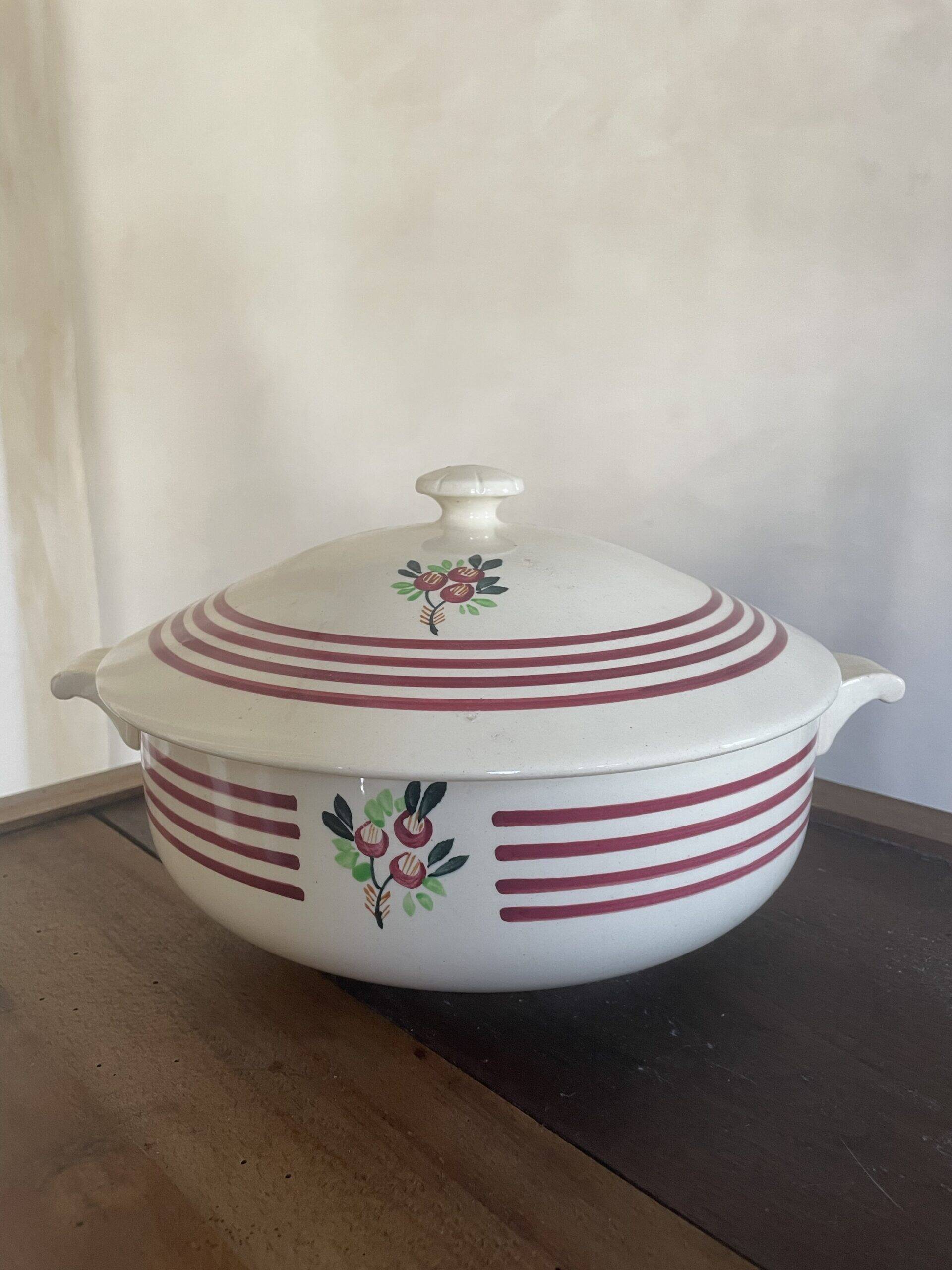 Gien Iron Earth Soup Tureen