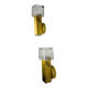 Pair of cubic Murano glass wall lights by Gaetano Sciolari, Italy 1970s