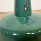 Industrial green enamel pendant lamp, 1960s