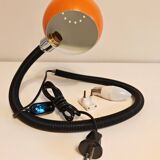 Targetti orange lacquered snake lamp