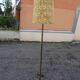 Vintage 70s bronze imitation bamboo floor lamp