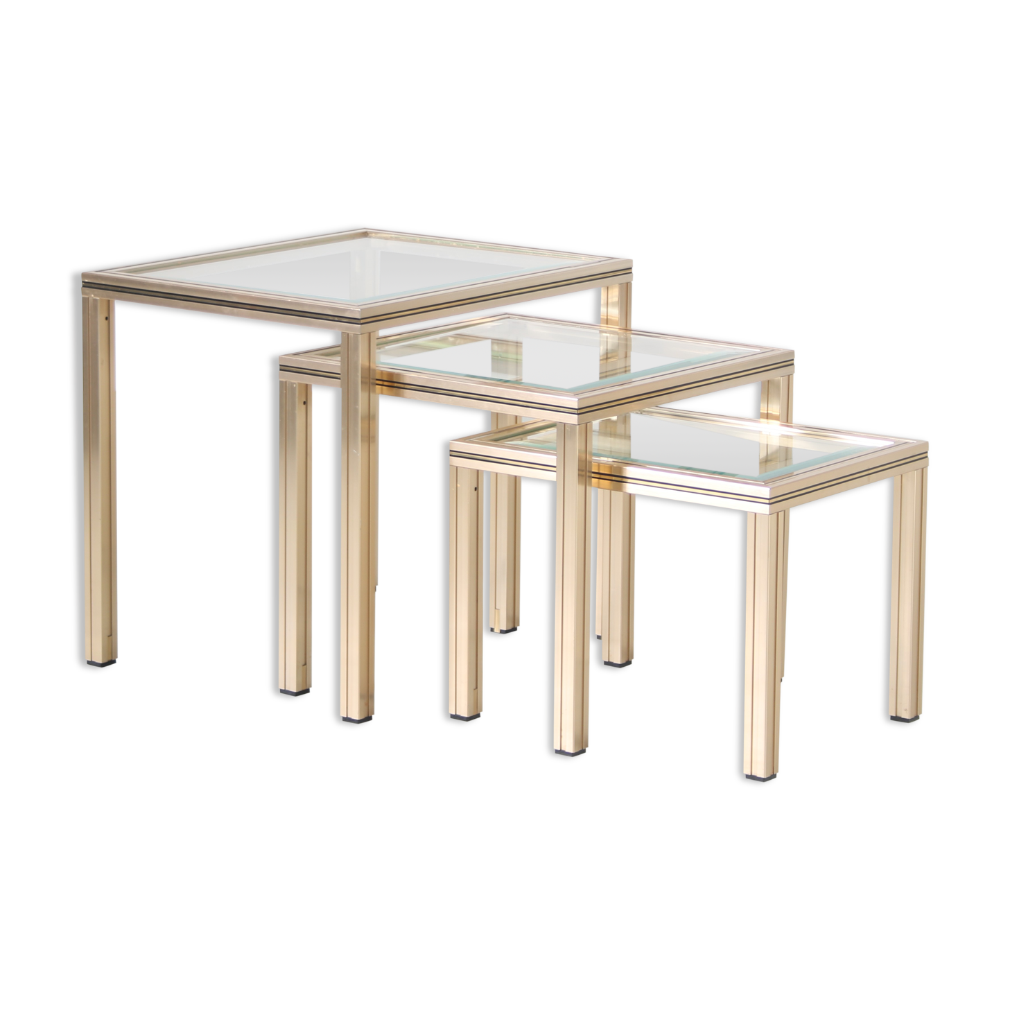 1970s Nesting tables by Pierre Vandel, France