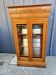 Two-door mahogany display cabinet