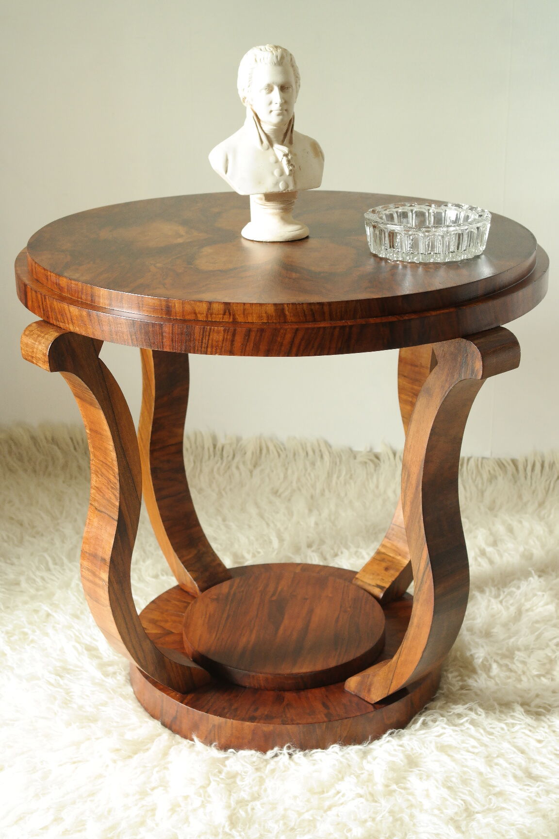 Walnut side table