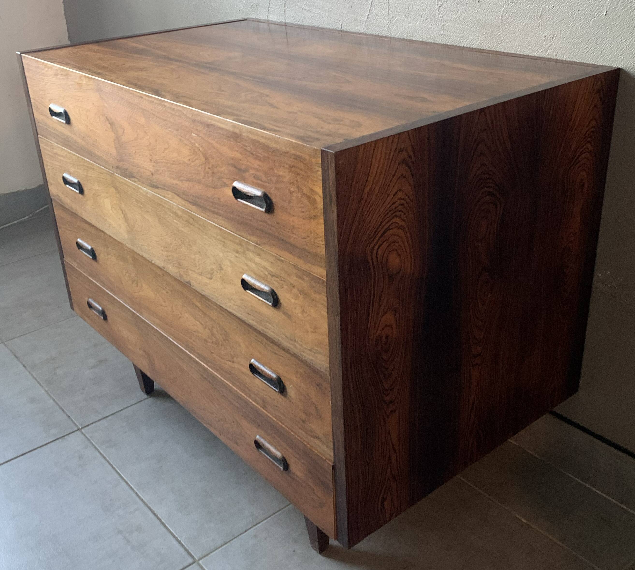 Vintage Scandinavian dressing table/dresser from the 60s in rosewood