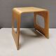 Beautiful design stool/side table made of curved plywood and designed by Lisa Norinder for Ikea.
