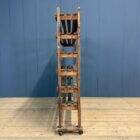 Old wooden shelf from a shoemaker.