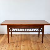 Scandinavian liftable coffee table "Elevator" Kai Kristiansen