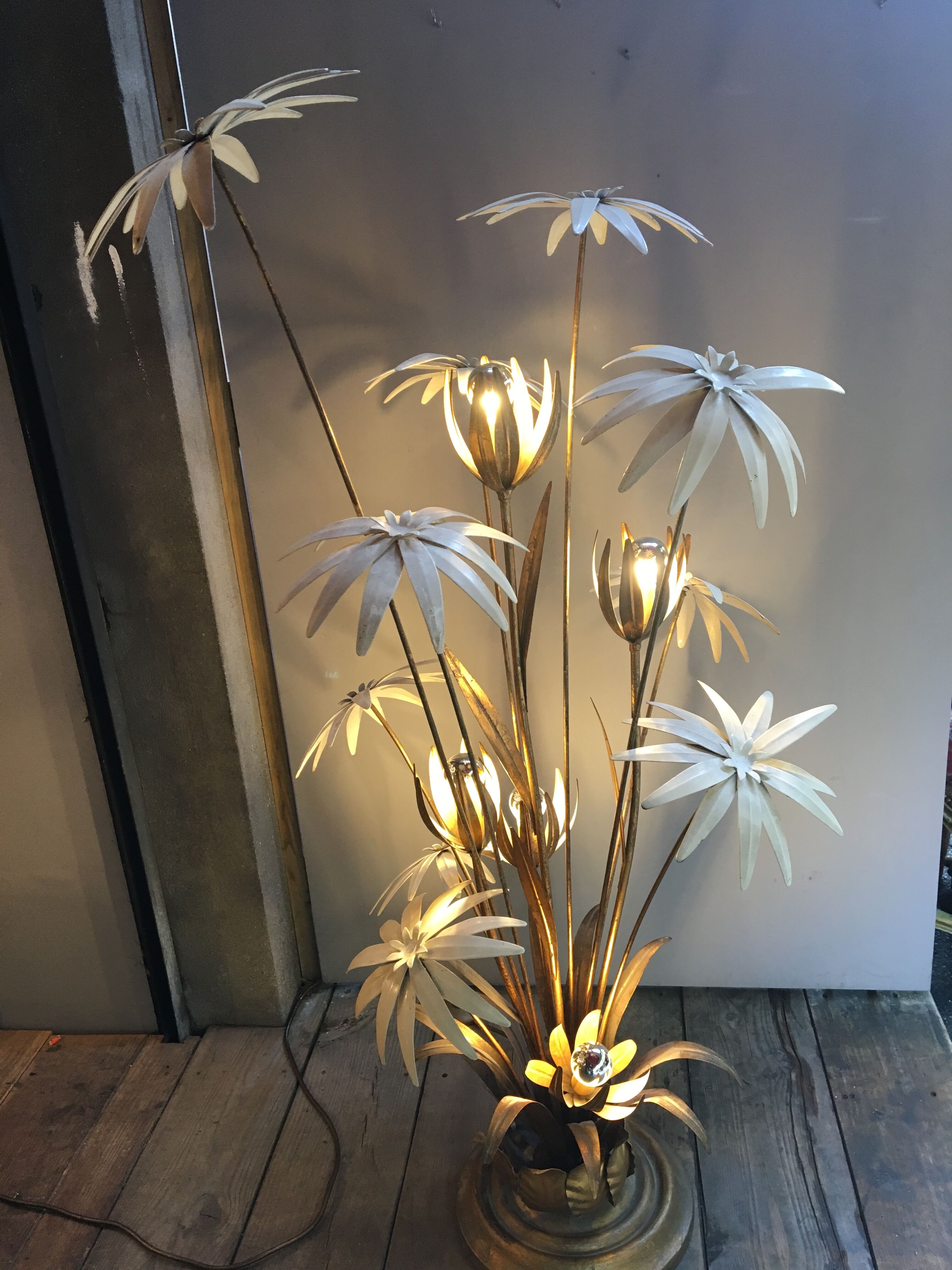Lampadaire floral Hans Kögl, 1970