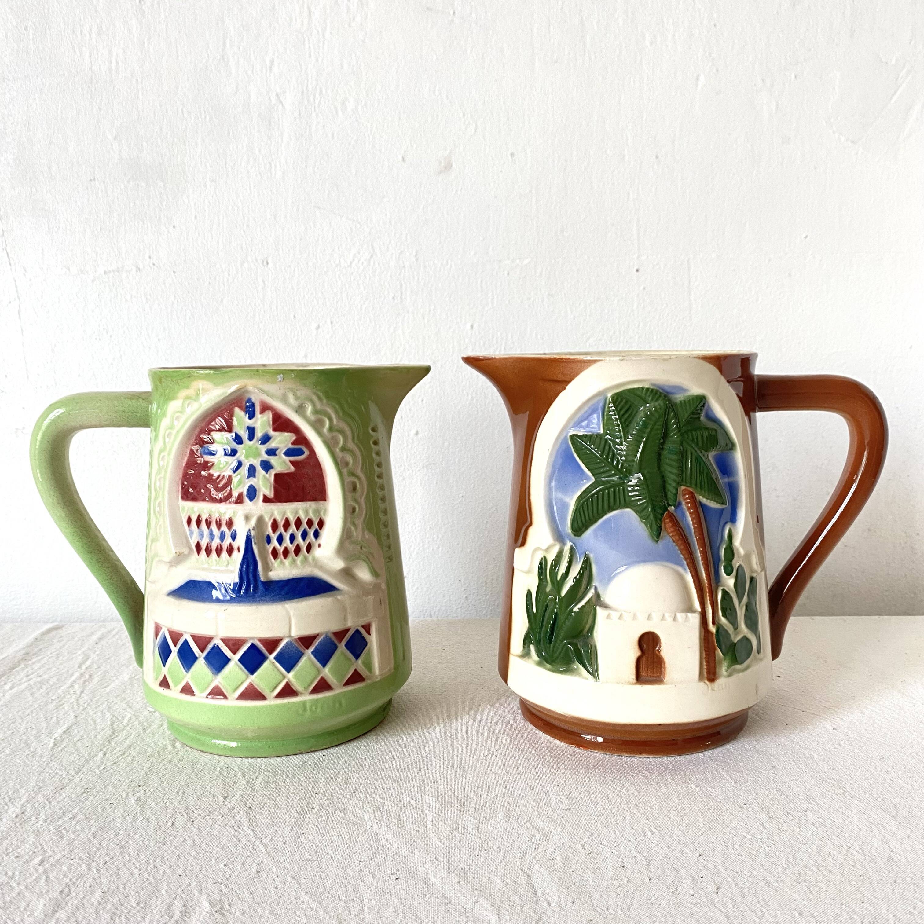 Marabout palm slip pitcher