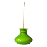Green opaline pendant light