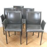 Set of 5 Marcia armchairs, Protis
