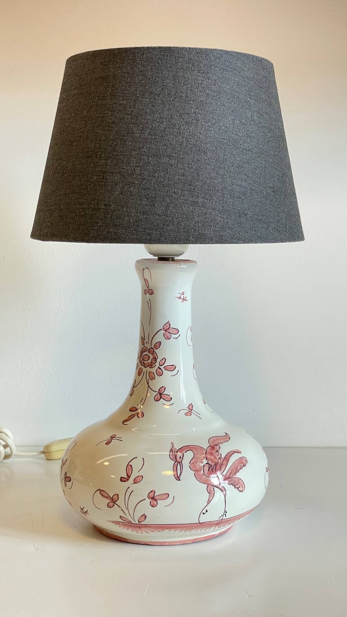 LAMP Faïencerie du MATET France Vintage