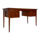 1960s vintage mid-century Danish design teak writing desk