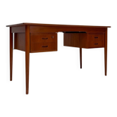 1960s vintage mid-century Danish design teak writing desk
