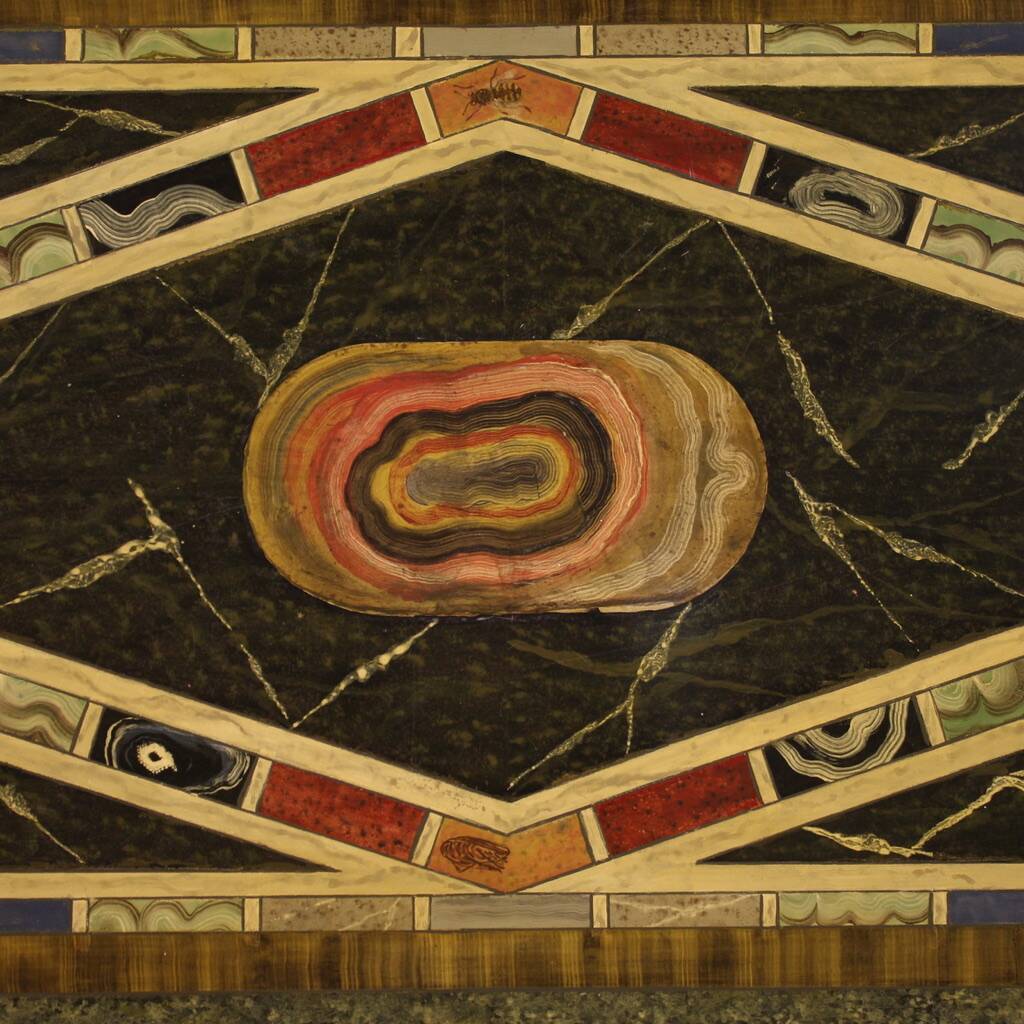 Table laquée hollandaise spectaculaire des années 70