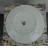 Plat en faïence de Gien