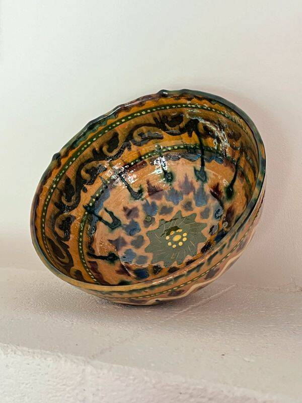 Handmade terracotta bowl