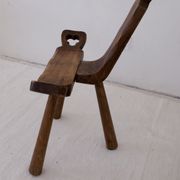 Pair of brutalist stools