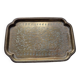 Antique letter tray, letters, in copper or brass - India