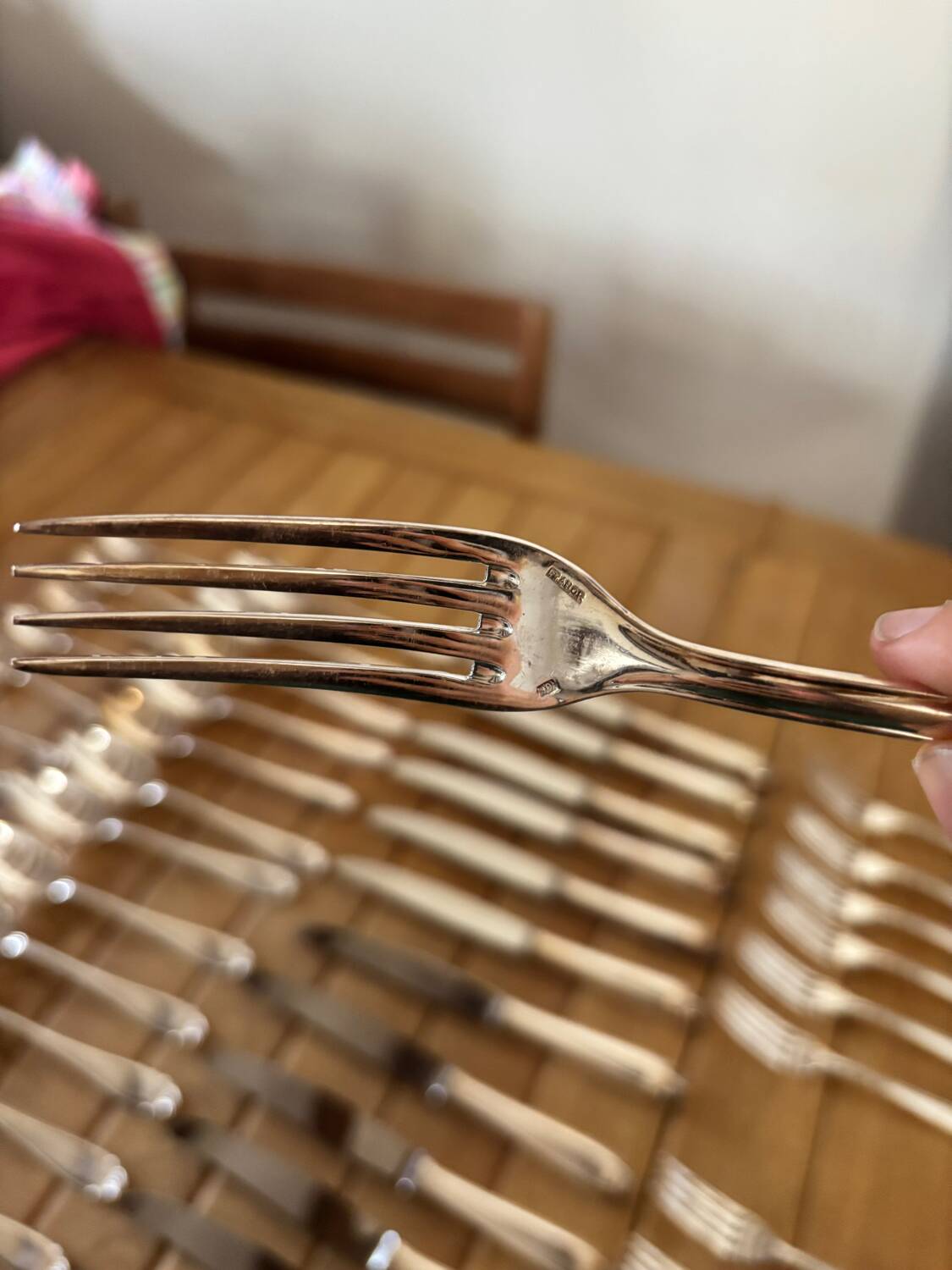 Franor 48-piece silver-plated cutlery set