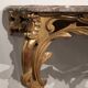 Console Louis XV en bois doré