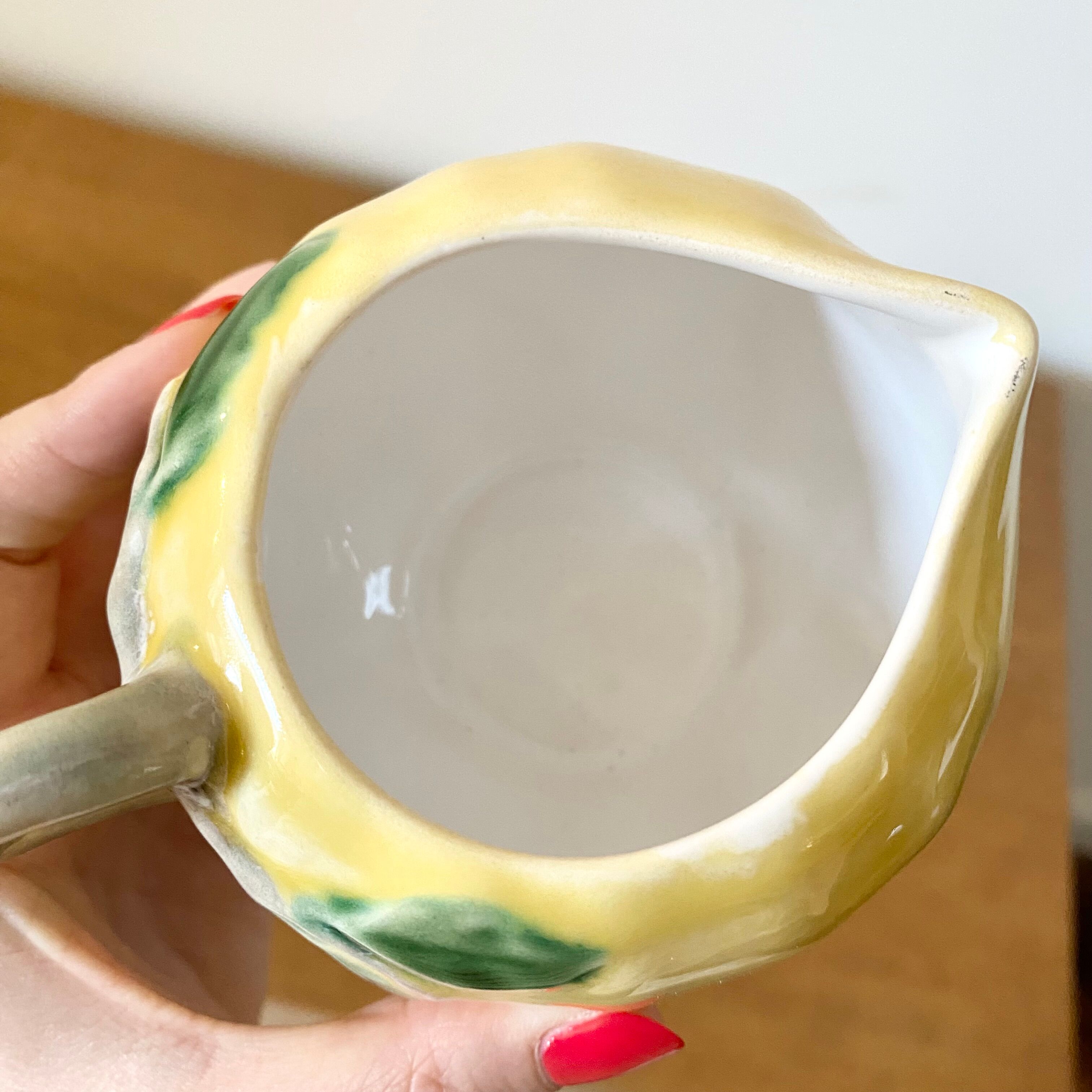 Small vintage ceramic pitcher