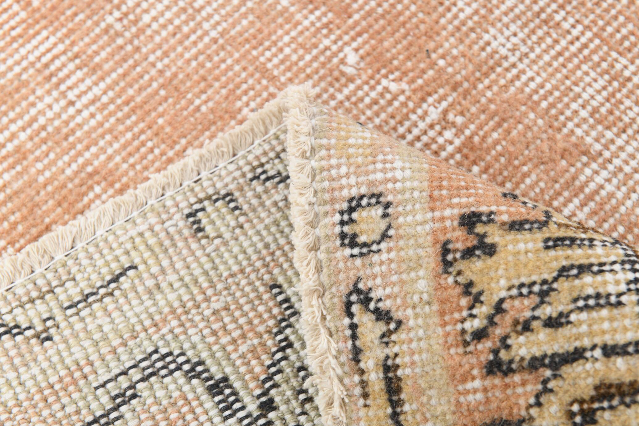 5x9 Red Soft Color Pastel Classic Turkish Area Rug, 161x271Cm SK 4879