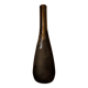 Long black contemporary vase