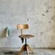 Vintage workshop office chair wood - Albert Stoll Federdreh – 1950s
