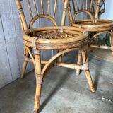 Pair of rattan chairs