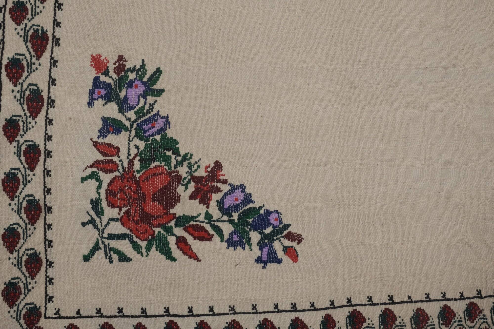 Vintage Turkish kilim handwoven 166x250 cm