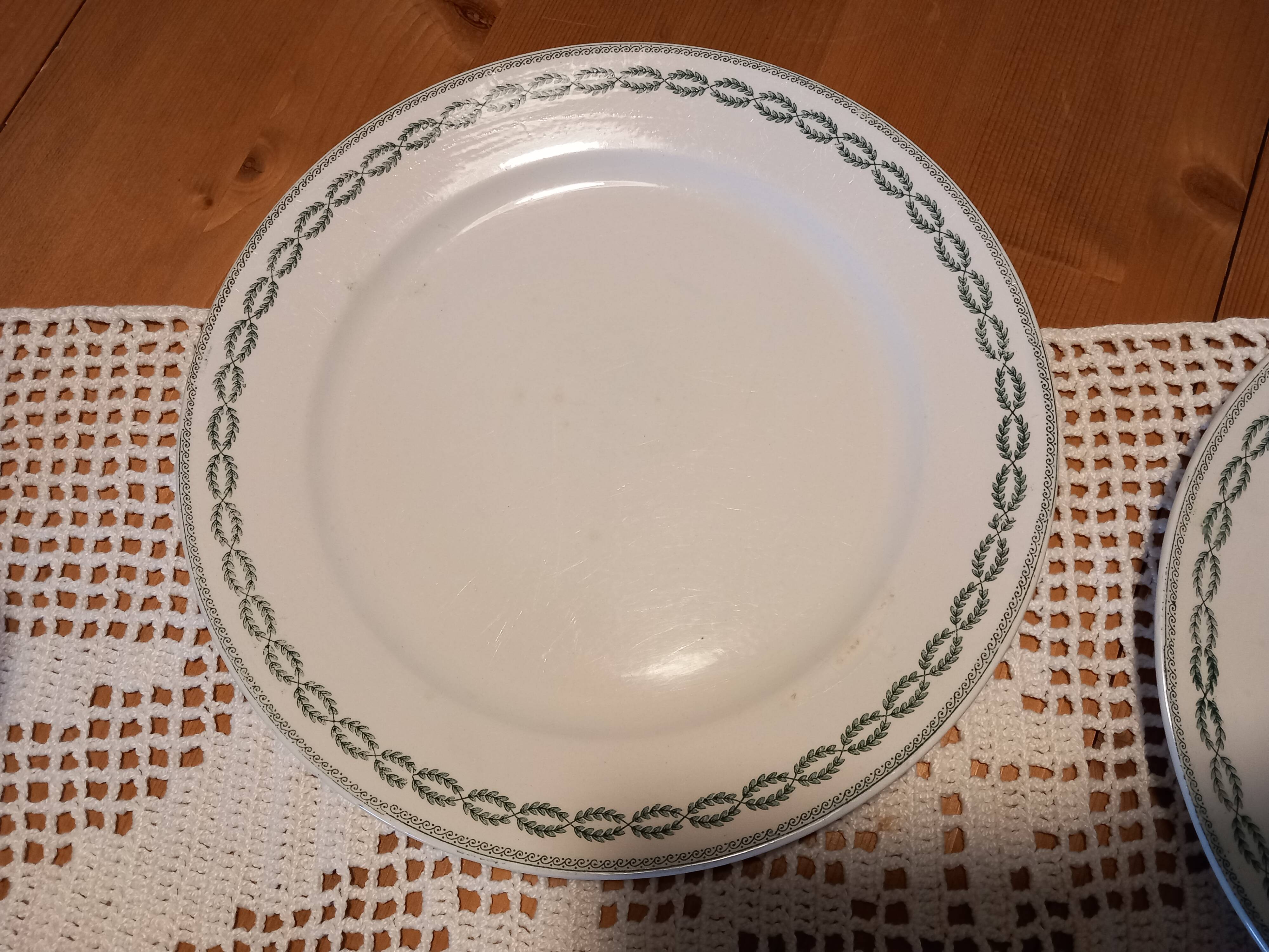 5 flat plates "Nobilis" Sarreguemines