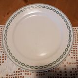 5 flat plates "Nobilis" Sarreguemines
