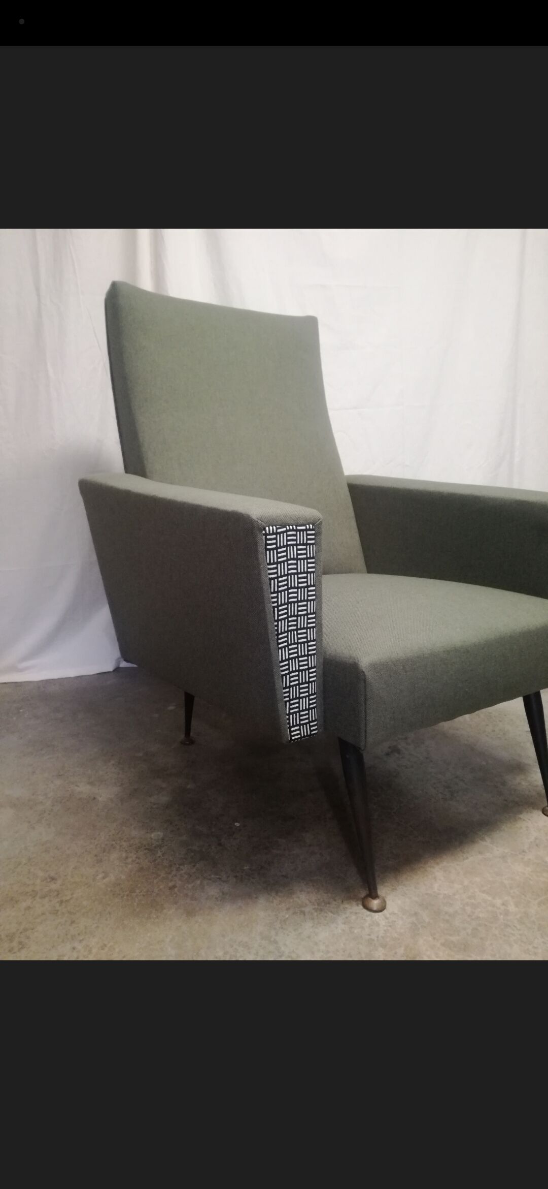 Authentic Renovated rockabilly armchair