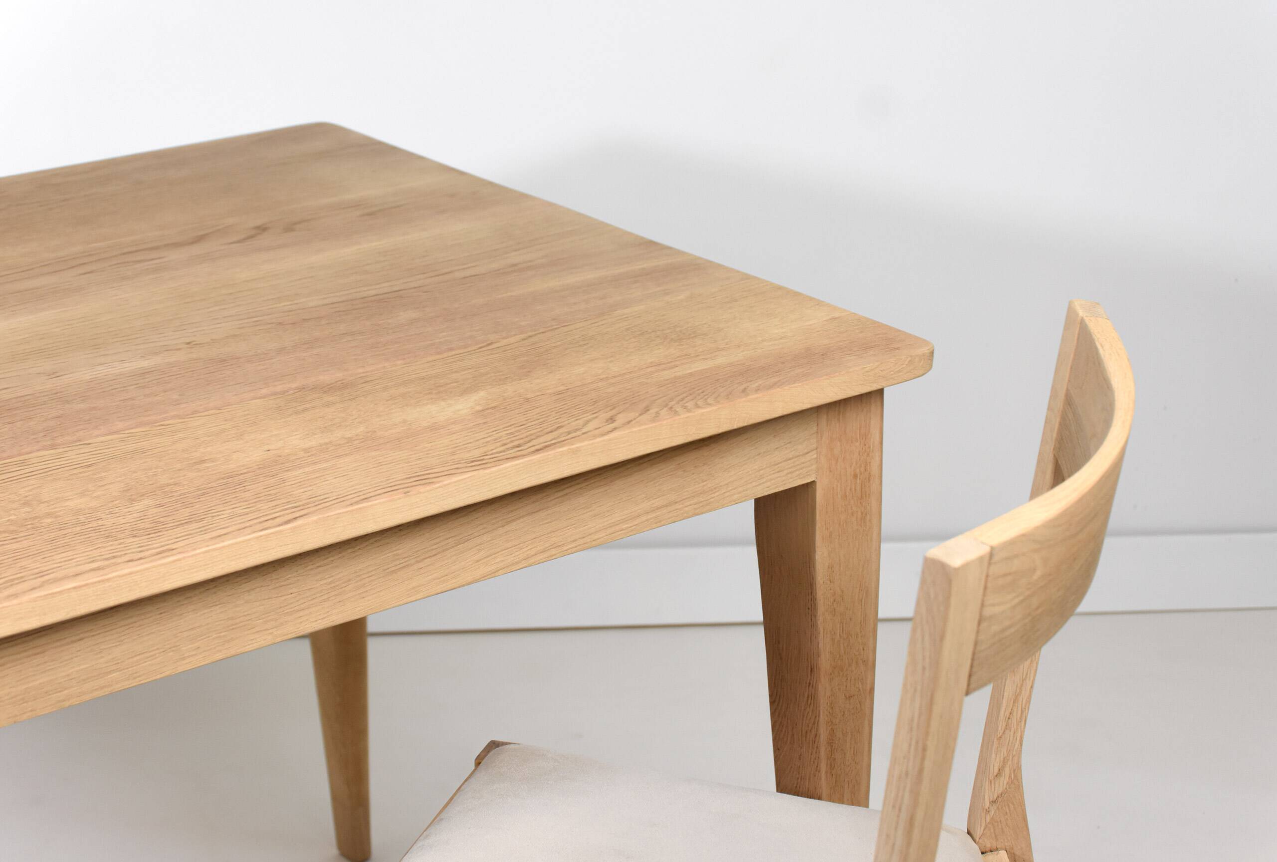 Vintage light oak table