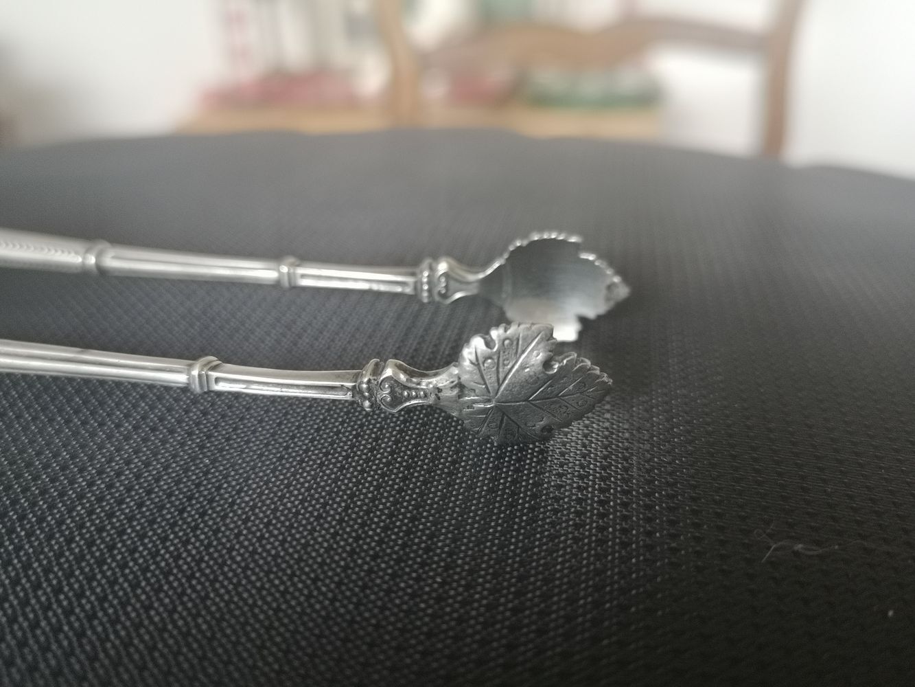 Sterling silver sugar tongs 19th century