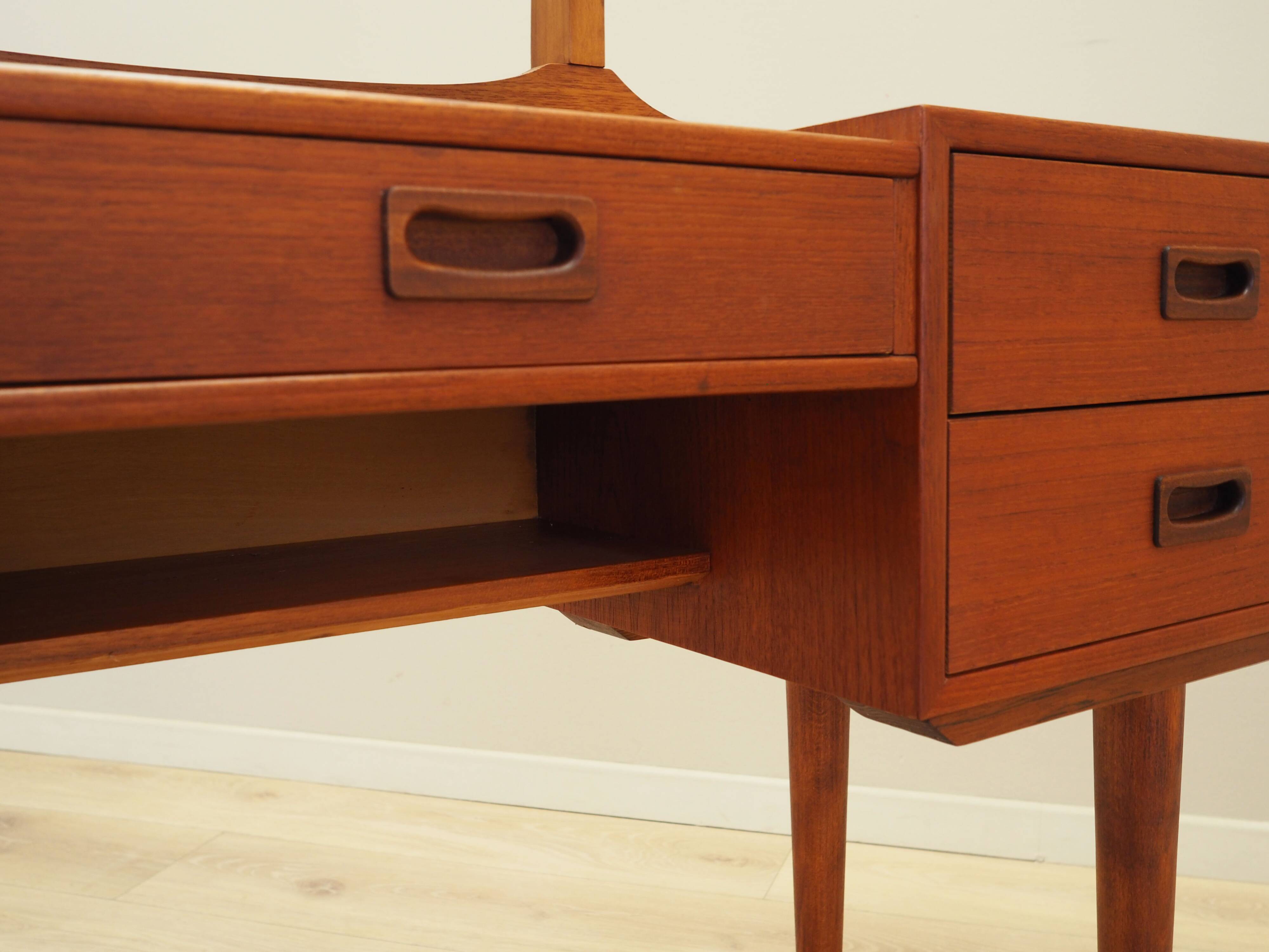 Teak dressing table, Danish design, 1970s, production: Denmark