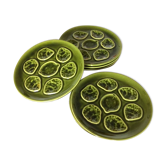 Vintage slurry oyster plate service