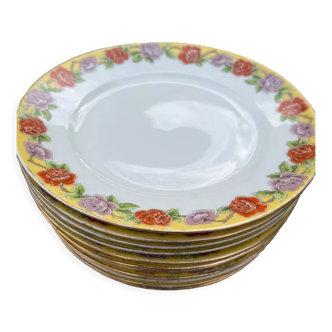 Legrand et Cie floral dessert plates