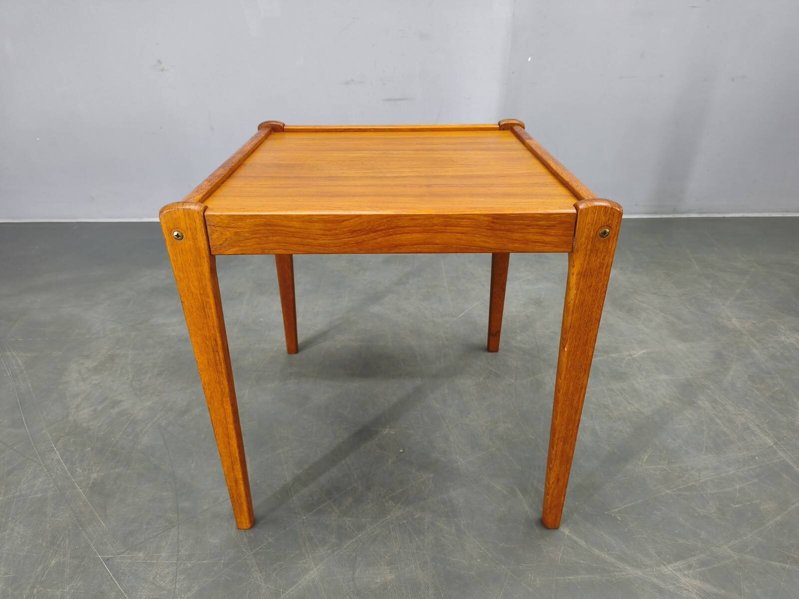 1960s Danish Teak Mid Century Side Table