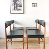 Set of 4 scandinavian chairs
