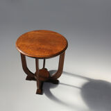 Art Deco side table in oak wood, 1930's