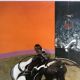 Affiche d'exposition originale de Francis Bacon, Grand Palais, 1972