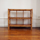 Rattan shelf