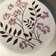 2 large vintage plates 24 cm flower pattern manufacture May