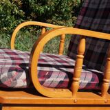 Rocking chair in pine, 1970s