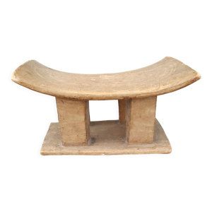 Tabouret ancien en bois art africain