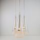 Italian Glass Fucsia 3 Pendant Lamp by Achille Castiglioni for Flos
